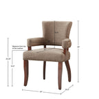 Madison Park Dawson Arm Dining Chair
