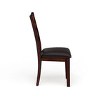 Paur Farmhouse Brown Wood Dining Chairs (Set of 2) by Furniture of America