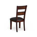 Paur Farmhouse Brown Wood Dining Chairs (Set of 2) by Furniture of America