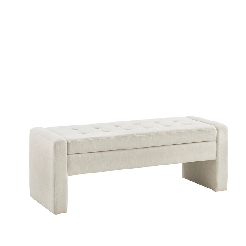 Madison Park Payden Cream Soft Close Storage Bench
