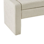 Madison Park Payden Cream Soft Close Storage Bench