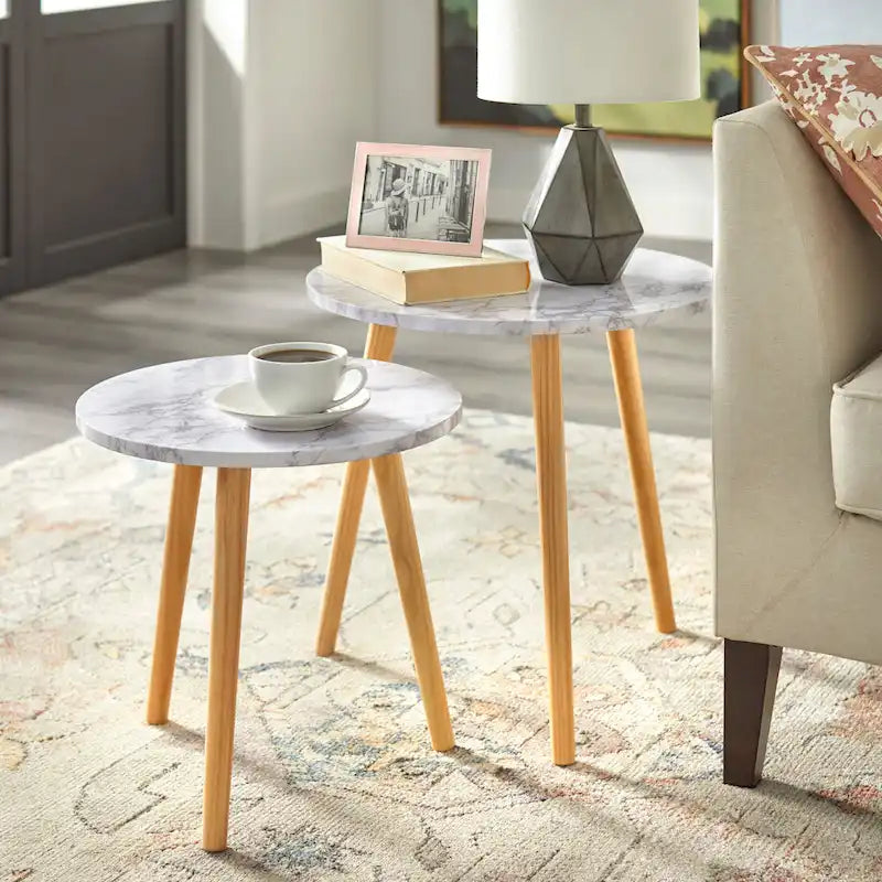Simple Living Mid Century Darcy Nesting Tables
