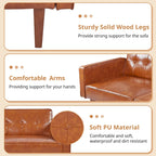 Futon Sofa Bed Memory Foam Couch Sleeper Daybed Foldable Convertible Loveseat