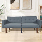 Futon Sofa Bed Memory Foam Couch Sleeper Daybed Foldable Convertible Loveseat