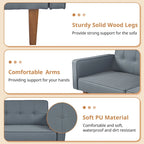 Futon Sofa Bed Memory Foam Couch Sleeper Daybed Foldable Convertible Loveseat