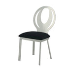 Heer Modern Black Steel U-shaped Pedestal 7-Piece Dining Set by Furniture of America