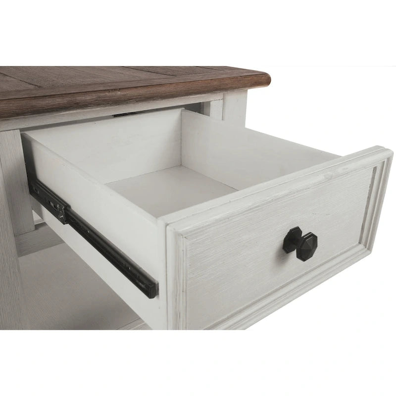 Bolanburg Antique White/Brown Casual End Table