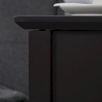 HOMCOM End Side Table in Flip Top Design with Cabinet and Bottom Shelf, Storage Furniture Decoration for Bedroom