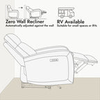 Lena Zero Wall Hugger Electric Power Recliner