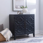Chanters Solid Wood 2-Door Accent Cabinet