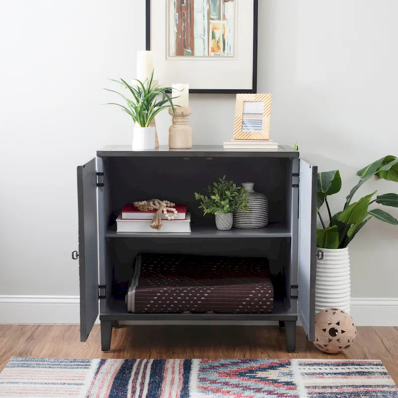Chanters Solid Wood 2-Door Accent Cabinet