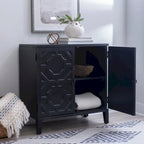 Chanters Solid Wood 2-Door Accent Cabinet