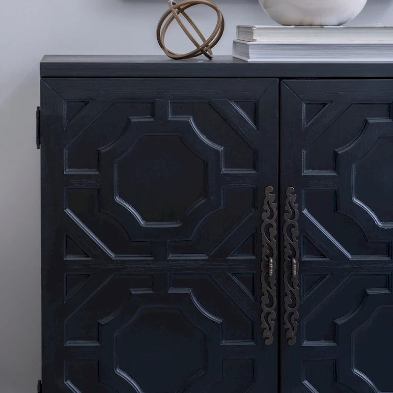 Chanters Solid Wood 2-Door Accent Cabinet