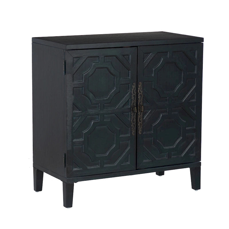 Chanters Solid Wood 2-Door Accent Cabinet