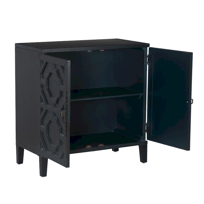 Chanters Solid Wood 2-Door Accent Cabinet