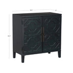 Chanters Solid Wood 2-Door Accent Cabinet