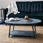 Household Essentials Coffee Table with Storage Shelf