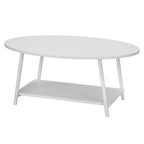 Household Essentials Coffee Table with Storage Shelf