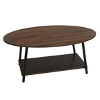 Household Essentials Coffee Table with Storage Shelf