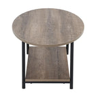 Household Essentials Coffee Table with Storage Shelf