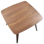 Folia Mid-century Modern Square Dining Table