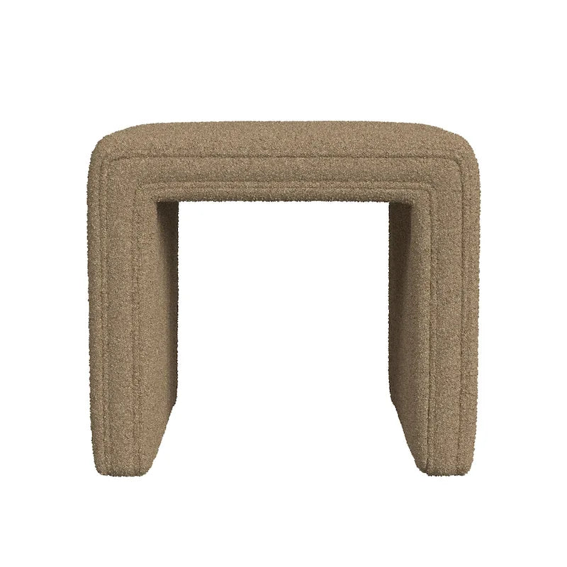 HomePop Modern Channel Ottoman