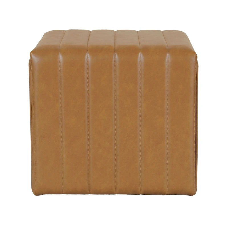 HomePop Modern Channel Ottoman