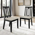 CraftPorch Contemporary Wooden Dining Chairs (Set of 2) - N/A