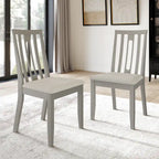 CraftPorch Contemporary Wooden Dining Chairs (Set of 2) - N/A