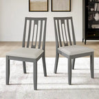 CraftPorch Contemporary Wooden Dining Chairs (Set of 2) - N/A