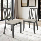 CraftPorch Contemporary Wooden Dining Chairs (Set of 2) - N/A
