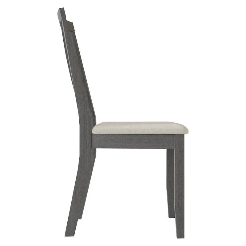 CraftPorch Contemporary Wooden Dining Chairs (Set of 2) - N/A