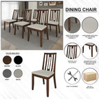 CraftPorch Contemporary Wooden Dining Chairs (Set of 2) - N/A