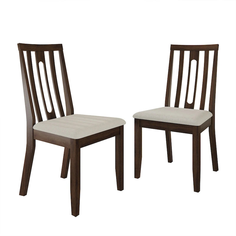CraftPorch Contemporary Wooden Dining Chairs (Set of 2) - N/A