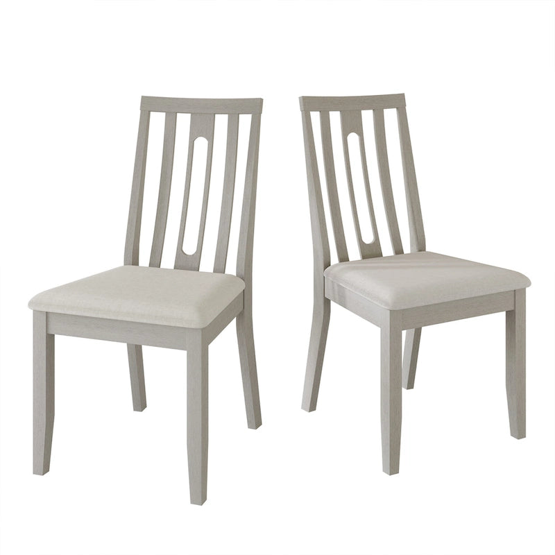 CraftPorch Contemporary Wooden Dining Chairs (Set of 2) - N/A
