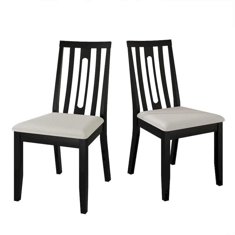 CraftPorch Contemporary Wooden Dining Chairs (Set of 2) - N/A