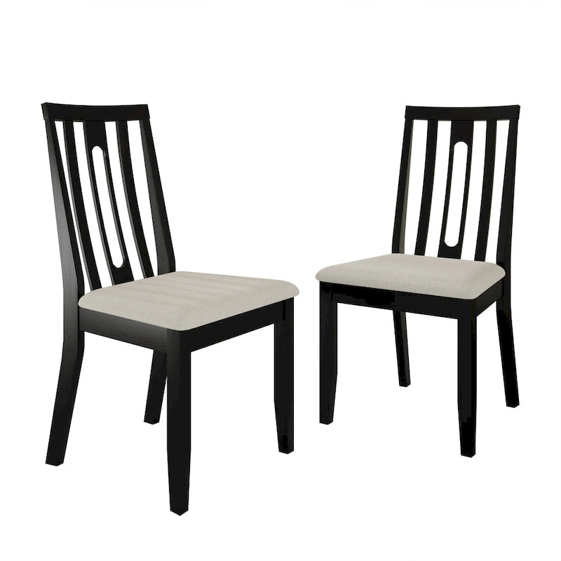 CraftPorch Contemporary Wooden Dining Chairs (Set of 2) - N/A