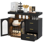 39Wide Sideboard With LED Light - N/A
