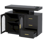 39Wide Sideboard With LED Light - N/A