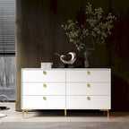 6 Drawers Storage Dresser Mid Century Chest of Drawer Sideboard