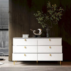 6 Drawers Storage Dresser Mid Century Chest of Drawer Sideboard