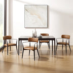 Art Leon Mid-century Solid Wood Accent Dining Chair (Set of 2)