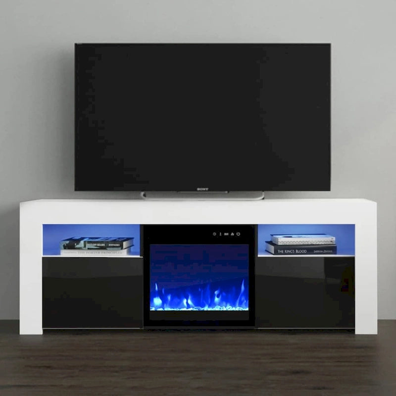 Copper Grove Qorasuv 58-inch Electric Fireplace TV Console