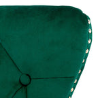 Grandview Tufted Upholstered Dining Chair (Set of 2) with Nailhead Trim and Ring Pull