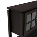 DH BASIC Modern Farmhouse 59 Windowpane Cabinet Buffet by Denhour