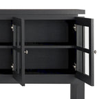 DH BASIC Modern Farmhouse 59 Windowpane Cabinet Buffet by Denhour