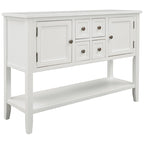 Cambridge Series Buffet Sideboard Console Table with Bottom Shelf - N/A