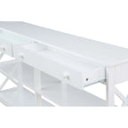 Convenience Concepts Oxford 2 Drawer 60 inch Console Table with Shelves