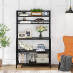 5 Tier Bakers Rack with Storage, Kitchen Stand Micorwave Over Cart