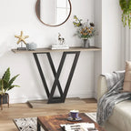 43 Inch Entryway Console Tables, Narrow Sofa Table for Hallway, Living Room